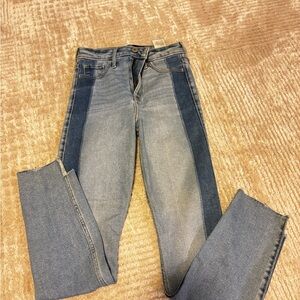 Women's Two-Tone Blue Jeans